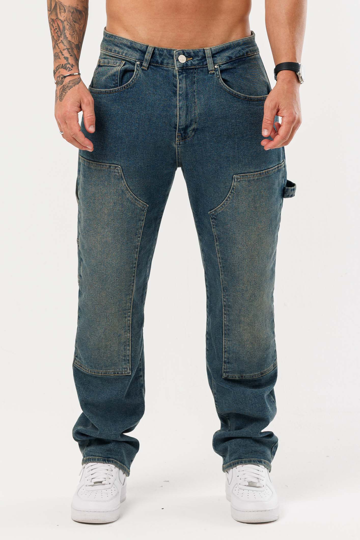CARPENTER JEANS - WASHED STONE BLUE - Image 4