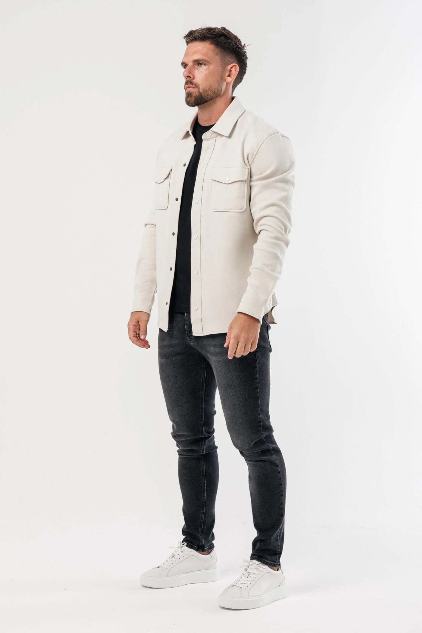 OVERSHIRT - STONE - Image 4