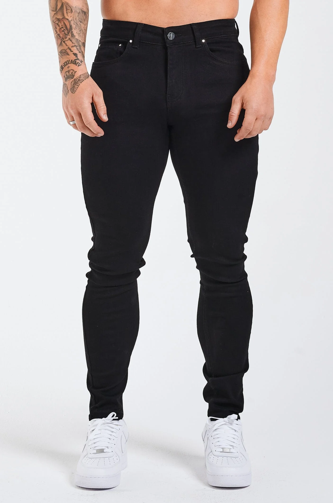 SLIM FIT JEANS 2.0 - BLACK - Image 3