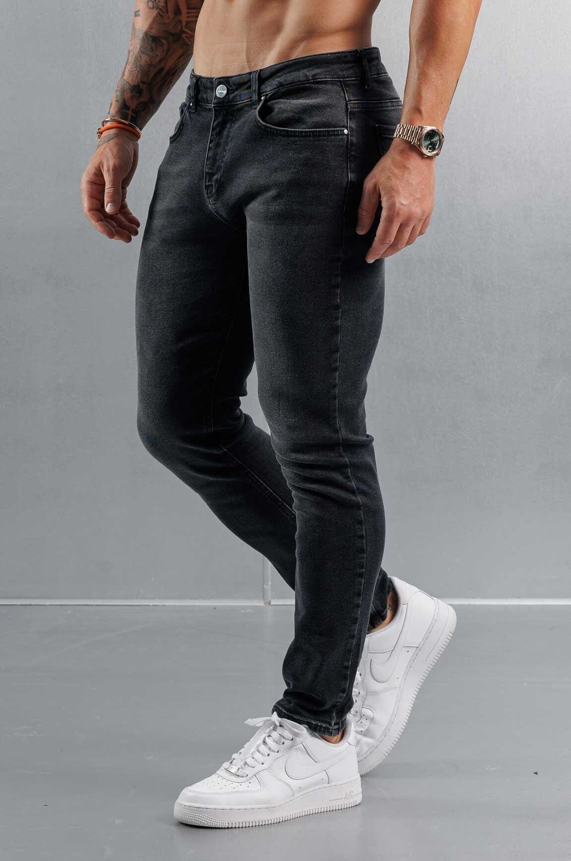 SLIM FIT JEANS 2.0 - CHARCOAL GREY - Image 8