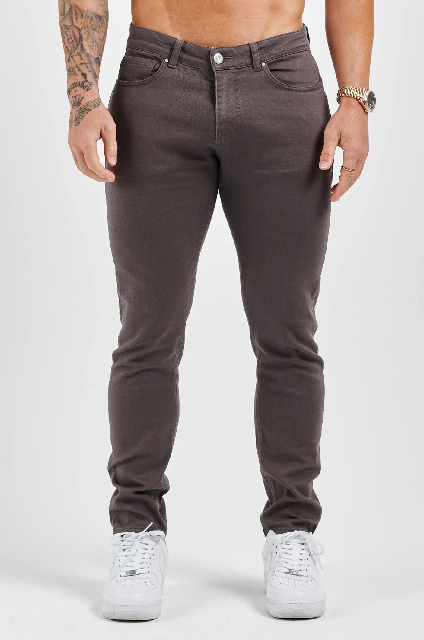 SLIM FIT JEANS 2.0 - DARK GREY - Image 3