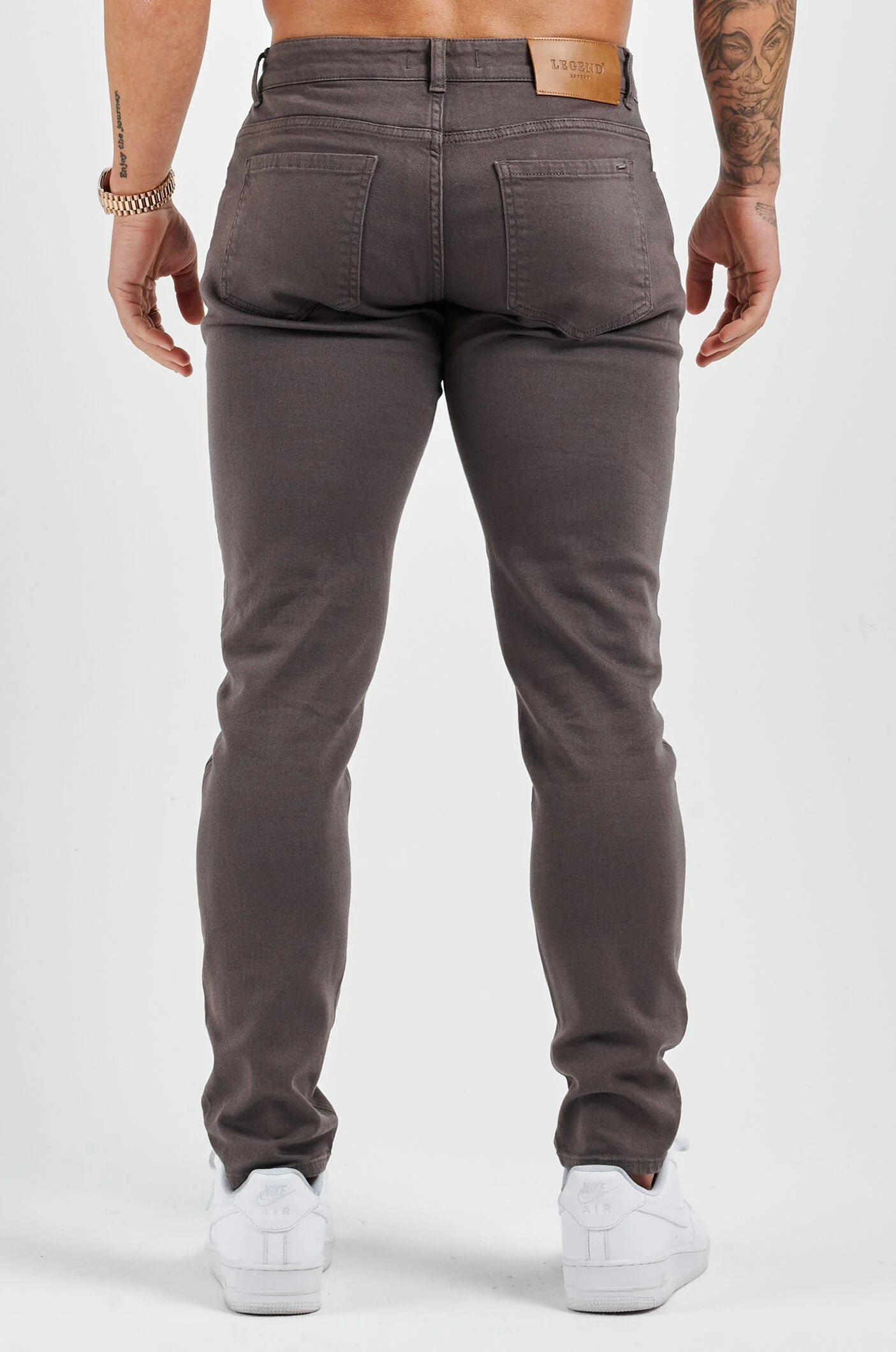 SLIM FIT JEANS 2.0 - DARK GREY - Image 5