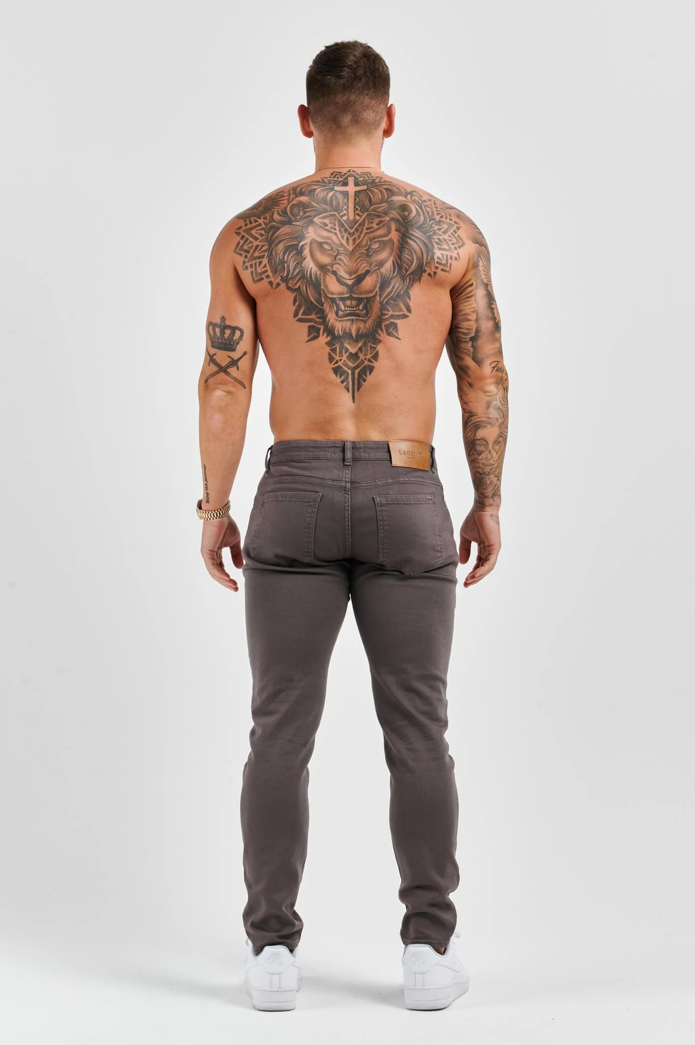 SLIM FIT JEANS 2.0 - DARK GREY - Image 6