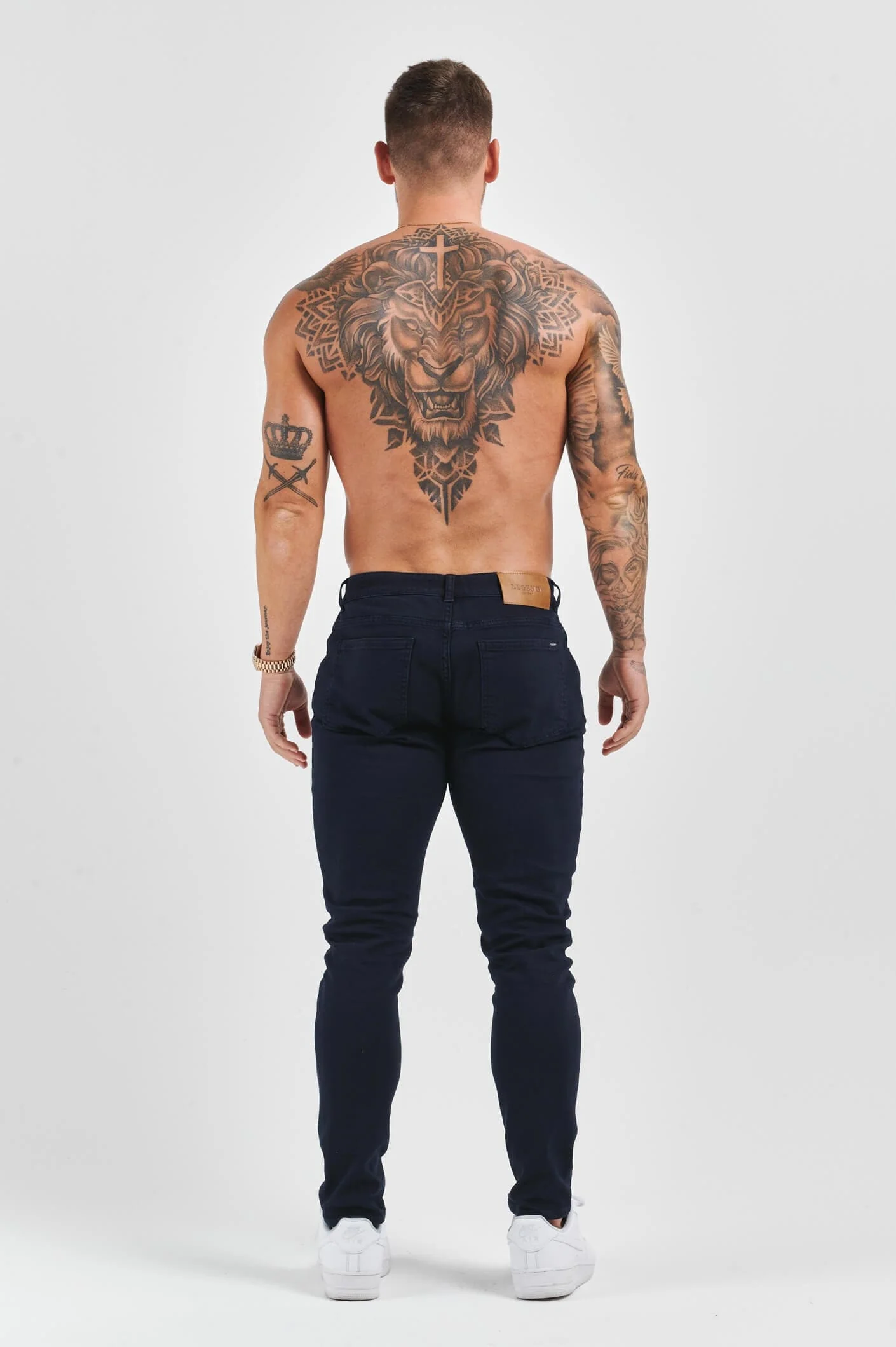 SLIM FIT JEANS 2.0 - NAVY - Image 6