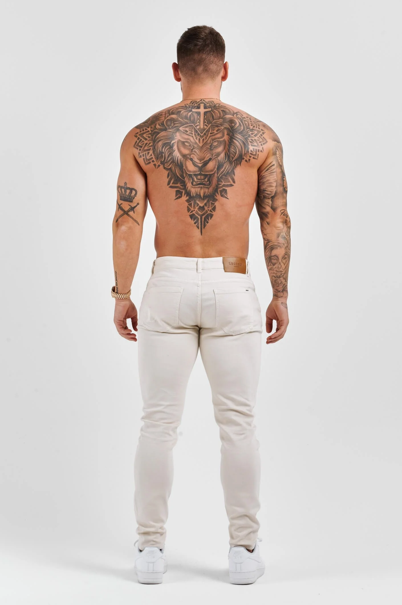 SLIM FIT JEANS 2.0 - OFF WHITE - Image 3